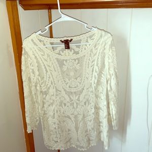 H&M 3/4 Sleeve Lace Top (Can be used as Maternity)